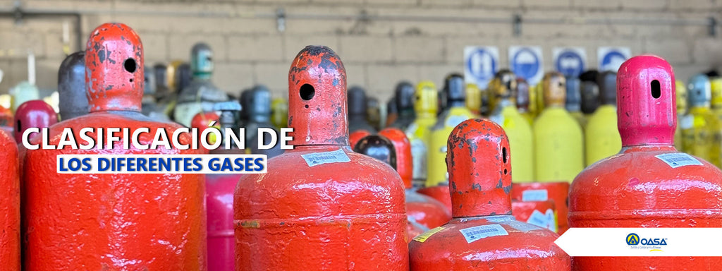 Clasificación de los diferentes tipos de gases y su impacto en la industria